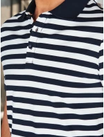 Pánská pruhovaná polokošile tmavě modrá FashionStreet PX0641