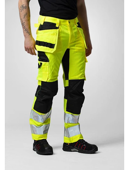 Waistpants Stretch bezpečnostní kalhoty yellow/black model 22463454 - ProJob Waistpants Stretch bezpečnostní kalhoty yellow/black model 22463454 - ProJob