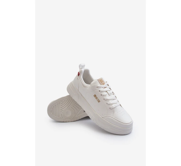 Pánské tenisky s paměťovou pěnou Big Star NN174149 Bílé Pánské tenisky s paměťovou pěnou Big Star NN174149 Bílé