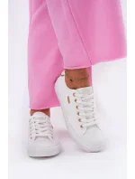 Dámské plátěné tenisky Big Star – bílé