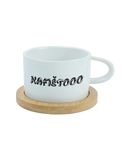 KAFIŠTOOO - bílý hrníček makronka 200 ml