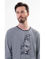 Pánská noční košile s dlouhým rukávem Plachetnice Pánská noční košile s dlouhým rukávem Plachetnice