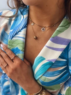 PLAYA zlatý náhrdelník FashionStreet IY0076