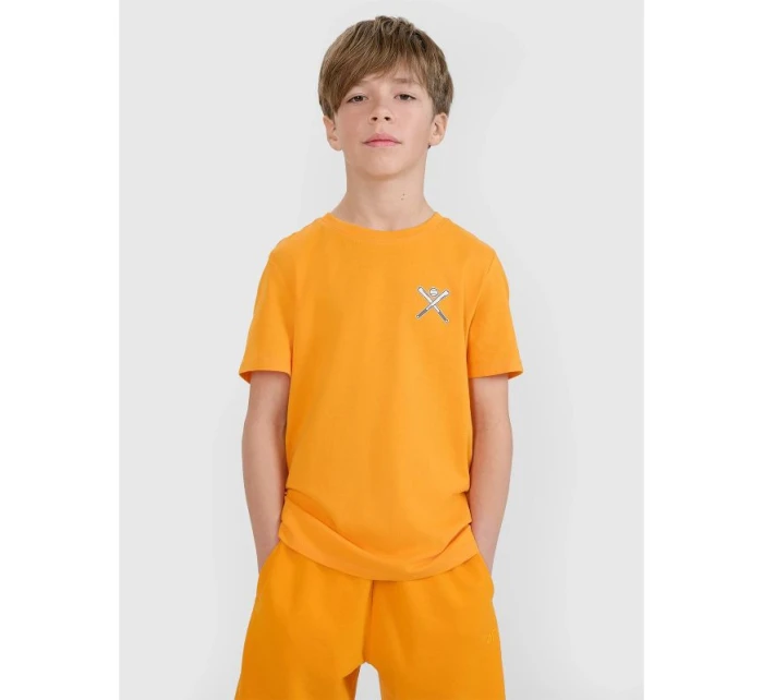 Chlapecké tričko s potiskem 4F 4FJRSS25TTSHM2642-70S Chlapecké tričko s potiskem 4F 4FJRSS25TTSHM2642-70S