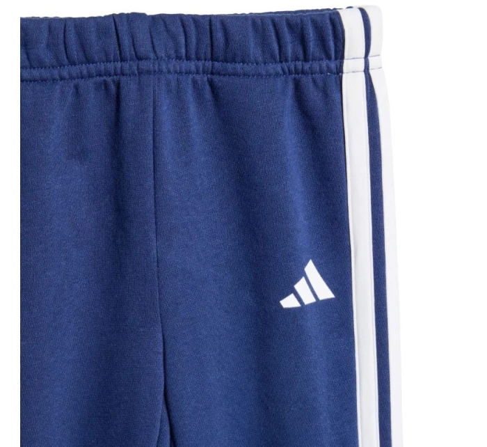 Dětská tepláková souprava Essentials 3 Stripes Fleece modrá model 21814305 - ADIDAS Dětská tepláková souprava Essentials 3 Stripes Fleece modrá model 21814305 - ADIDAS