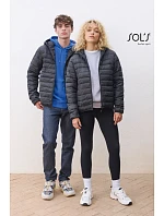 SOL'S Jacket Men Lehká pánská prošívaná bunda s kapucí black model 22449936 SOL'S Jacket Men Lehká pánská prošívaná bunda s kapucí black model 22449936