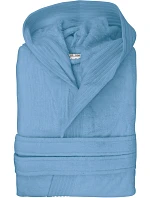 The One Towelling Velour Bathrobe Župan s kapucí 48.1043 aqua The One Towelling Velour Bathrobe Župan s kapucí 48.1043 aqua