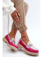 Zazoo 3475 Dámské kožené mokasíny béžové