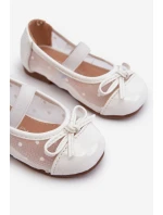 Dětské baletky S mašlí Bílé Jellema Dětské baletky S mašlí Bílé Jellema
