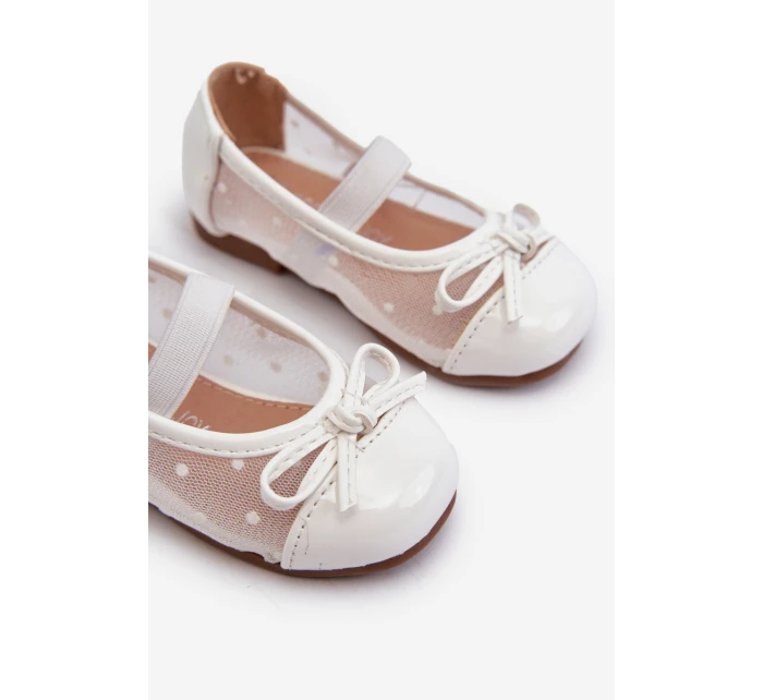 Dětské baletky S mašlí Bílé Jellema Dětské baletky S mašlí Bílé Jellema