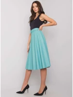 Spódnica DHJ SD model 20961763 turkusowy - FPrice Spódnica DHJ SD model 20961763 turkusowy - FPrice
