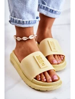 Dámské pantofle Big Star - žluté Dámské pantofle Big Star - žluté