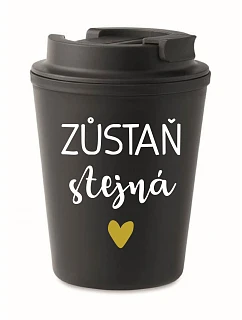 černý termohrnek 300 ml model 22163690 - Giftela
