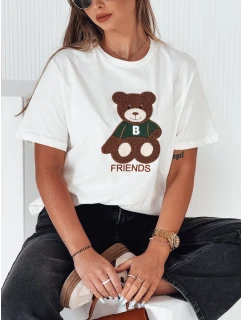 Dámské tričko ecru model 21976450 - Dstreet