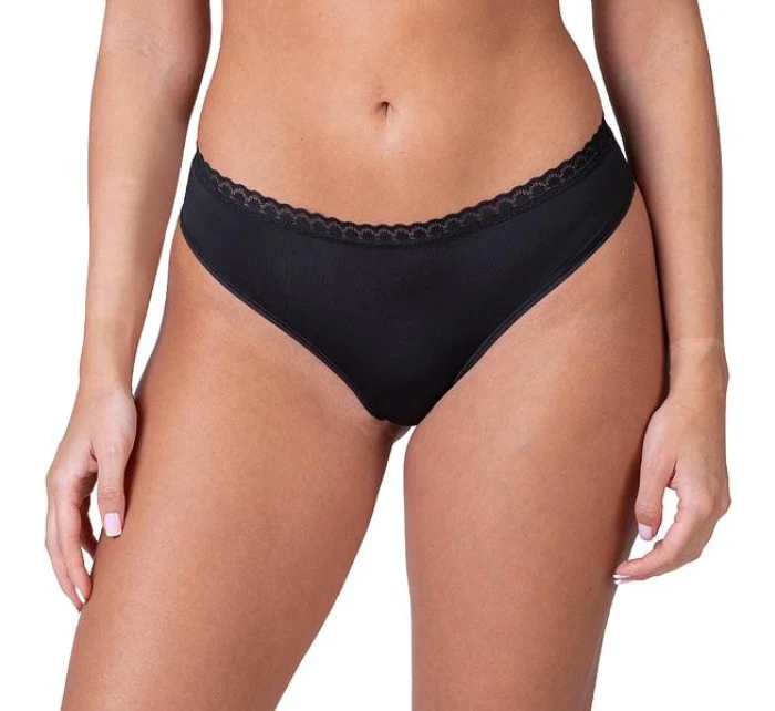 Dámská tanga DAILY MICRO THONG - BELLINDA - černá Dámská tanga DAILY MICRO THONG - BELLINDA - černá