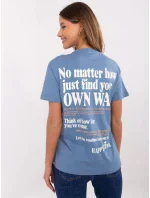 Tričko D12022AC02645G tmavě modré Tričko D12022AC02645G tmavě modré