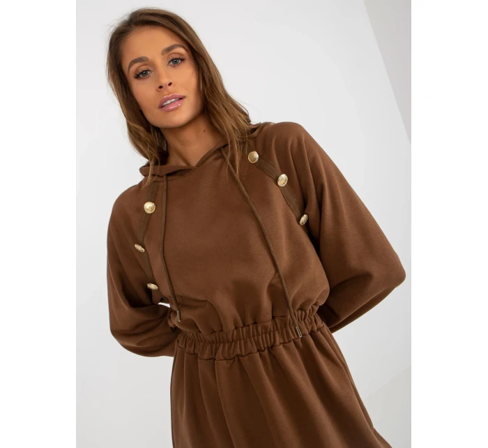 Dámské šaty RV SK 8336 hnědé