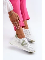 Dámské kožené lehké sportovní boty bílé Eleonori Dámské kožené lehké sportovní boty bílé Eleonori