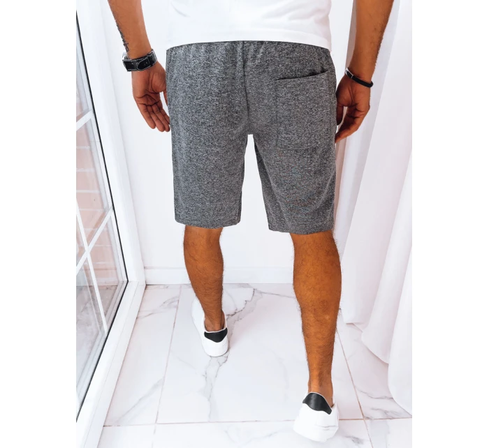Pánské tmavě šedé teplákové šortky Dstreet model 21968863 - FashionStreet