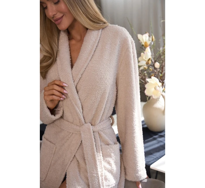 L&L 2558 Celeste dlouhý dámský župan M-2XL