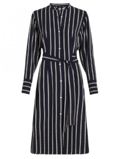 Šaty Tommy Hilfiger Argyle Strip W WW0WW40365