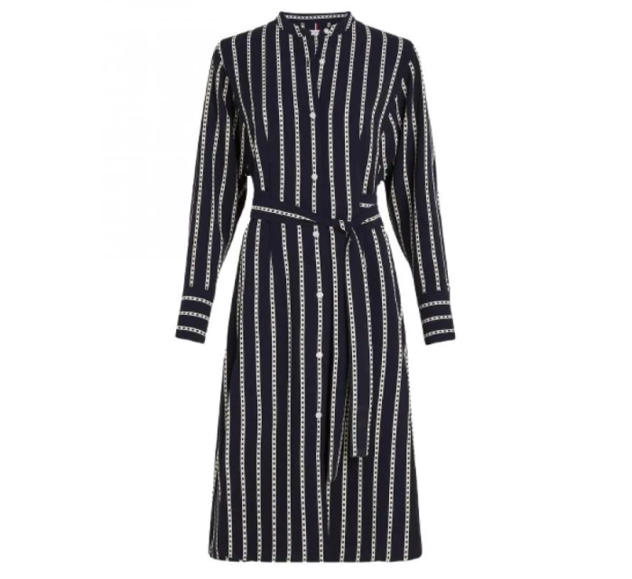Šaty Tommy Hilfiger Argyle Strip W WW0WW40365