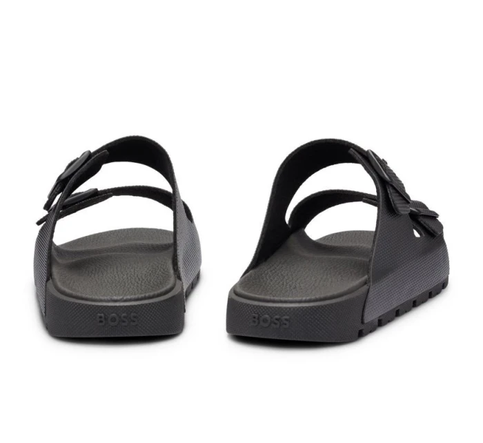 Klapki sportowe męskie Sand na czarne model 21359314 - Boss Klapki sportowe męskie Sand na czarne model 21359314 - Boss