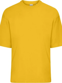 Těžké bio oversize tričko 02. sunflower model 22446087 - Daiber