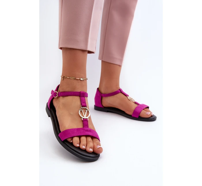 Dámské ploché sandály s model 21660565 - VINCEZA Dámské ploché sandály s model 21660565 - VINCEZA