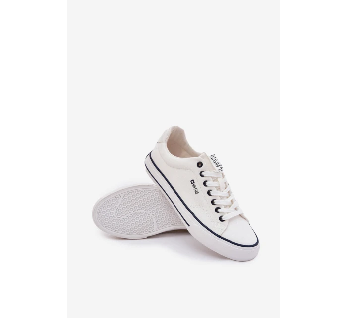 Nízké Pánské Tenisky Big Star NN174017 Bílé