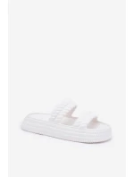 Pěnové Lehké Dámské Sandały Na Platformě model 21691462 Bílé - S.Barski