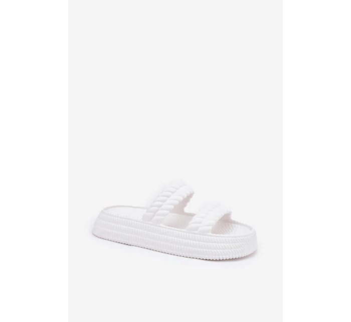 Pěnové Lehké Dámské Sandały Na Platformě model 21691462 Bílé - S.Barski