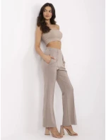 Spodnie DHJ SP model 21034975 ciemny bezowy - FPrice