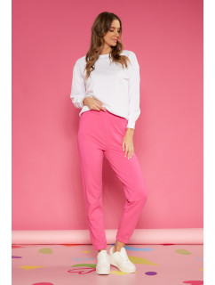 Monnari Kalhoty Bavlněné tepláky Pink