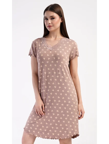 Dámská noční košile s krátkým rukávem model 21345616 - Vienetta