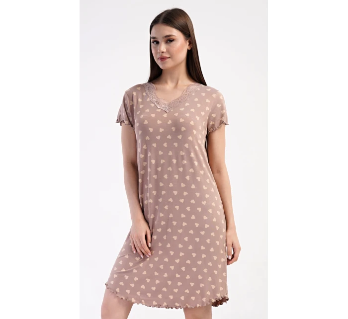 Dámská noční košile s krátkým rukávem model 21345616 - Vienetta