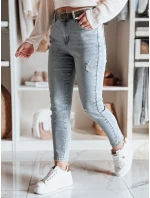 Dámské džínové kalhoty slim fit s páskem MIXFELL modré FashionStreet UY2418 Dámské džínové kalhoty slim fit s páskem MIXFELL modré FashionStreet UY2418