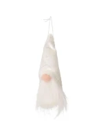 DEKORATIVNÍ PŘÍVĚSEK SANTA CLAUS 11CM BÍLÝ DEKORATIVNÍ PŘÍVĚSEK SANTA CLAUS 11CM BÍLÝ