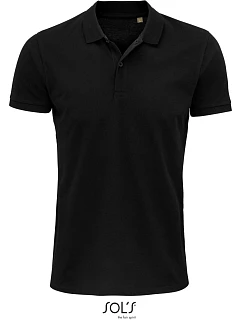 SOL'S Planet Men Pánské piqué polo z bio bavlny 25.3566 black