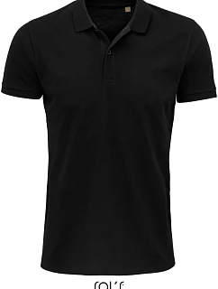 SOL'S Planet Men Pánské piqué polo z bio bavlny 25.3566 black