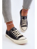 Nízké Dámské Tenisky Big Star model 21654809 Černé - Big Star Shoes