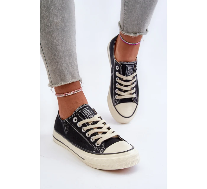 Nízké Dámské Tenisky Big Star model 21654809 Černé - Big Star Shoes