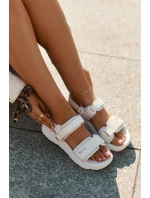 Dámské Sportovní Sandály Na Platformě Big Star model 21693771 Béžové - Big Star Shoes Dámské Sportovní Sandály Na Platformě Big Star model 21693771 Béžové - Big Star Shoes