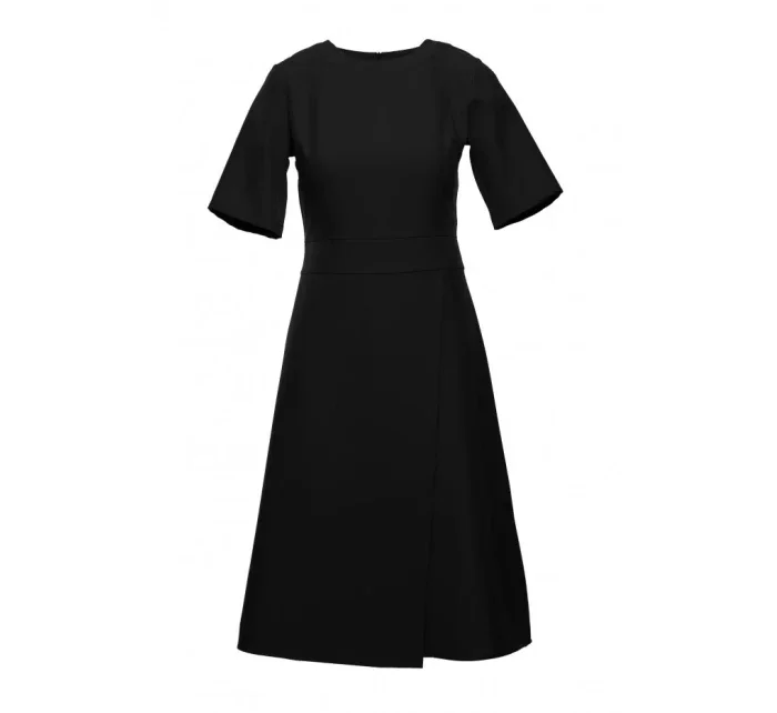 S240 Zavinovací šaty - černé