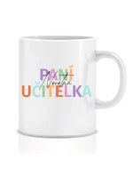 Personalizovaný klasický bílý hrníček pro paní učitelku/pana učitele 