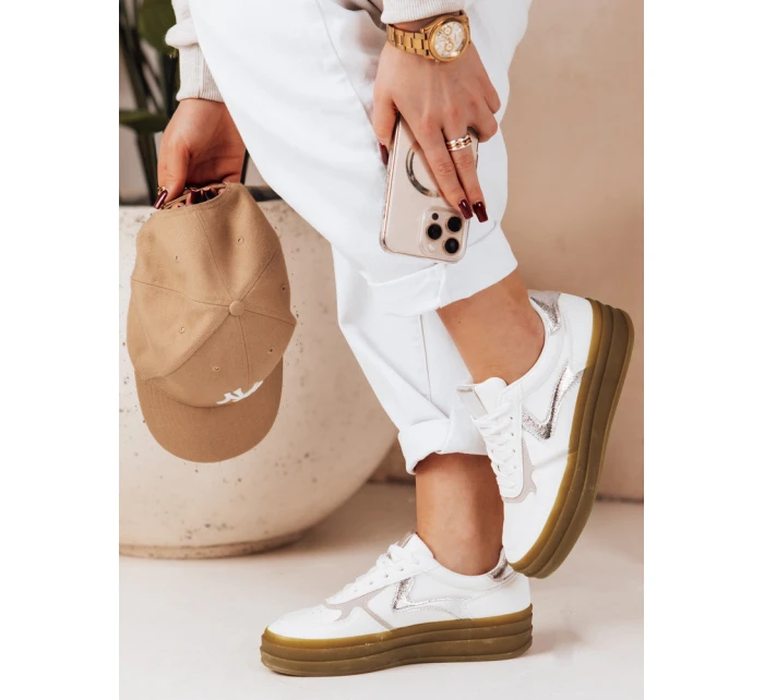 Dámské sportovní tenisky SPARKSOLO silver FashionStreet ZY0629