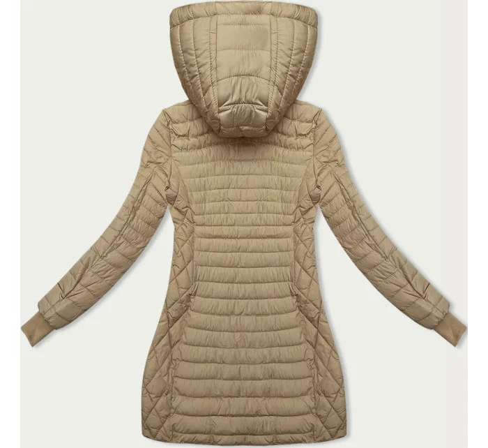 Dámská bunda v barvě s kapucí pro přechodné období model 18910687 - LHD