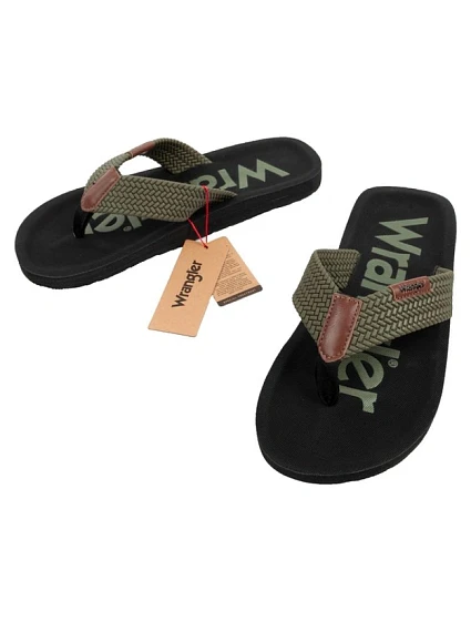 Pánské žabky Wrangler zelené žabky model 22088691 - Hikvision Pánské žabky Wrangler zelené žabky model 22088691 - Hikvision