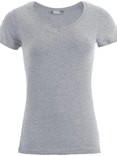 Dámské tričko Slim Fit s výstřihem do V 40. sports grey model 22516025 - Promodoro