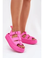 Dámské Sandály Na Platformě Fuchsie Nitavelia Dámské Sandály Na Platformě Fuchsie Nitavelia